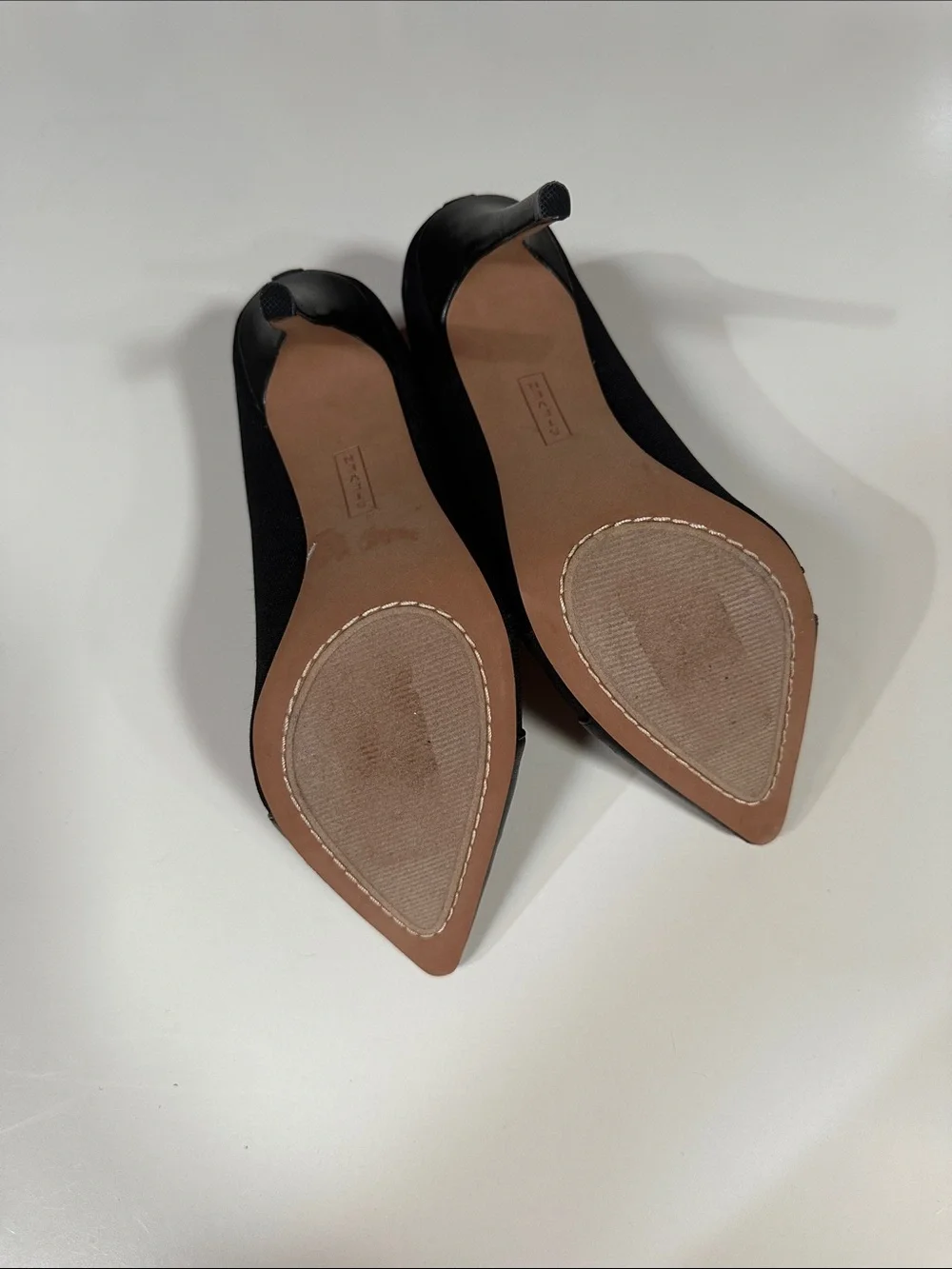 Steven Madden Black Pointed Toe Stiletto Booties